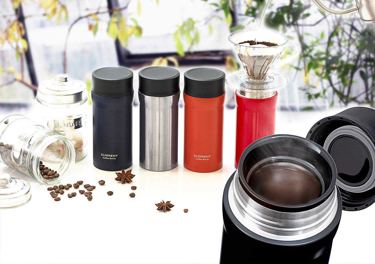 カフェリンク「CURRENT」にスクリュータイプのマグボトル新登場