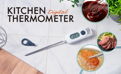 表示が見やすい！90度の角度調節が可能な『デジタルキッチン温度計』発売