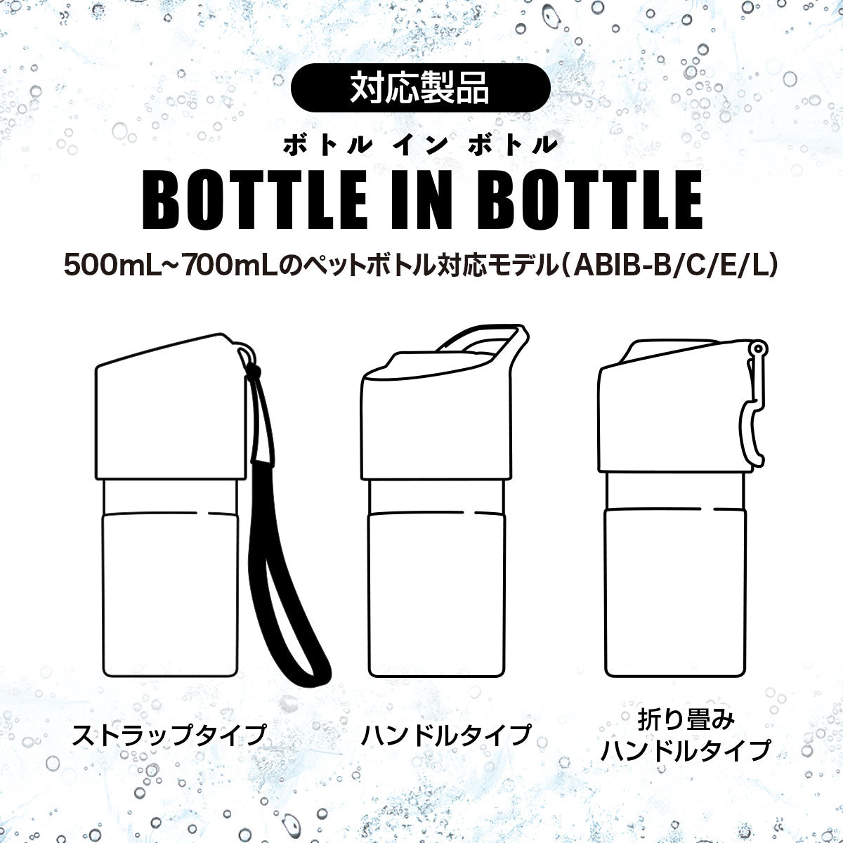 ボトルインボトル ペットボトルホルダー用スペーサー – 株式会社アトラス