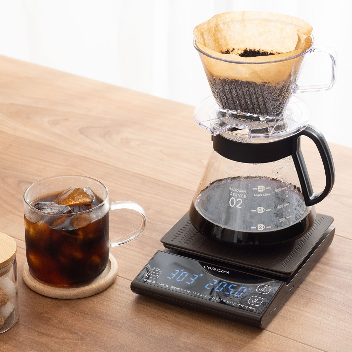 カフェリンク デジタルコーヒースケール 最大計量3.0kg ADCS-031