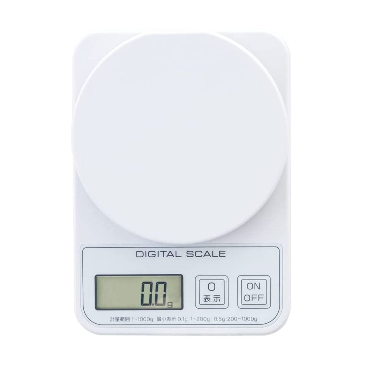 ブレスキッチン デジタルキッチンスケール 最大計量1.0kg/2.0kg/3.0kg