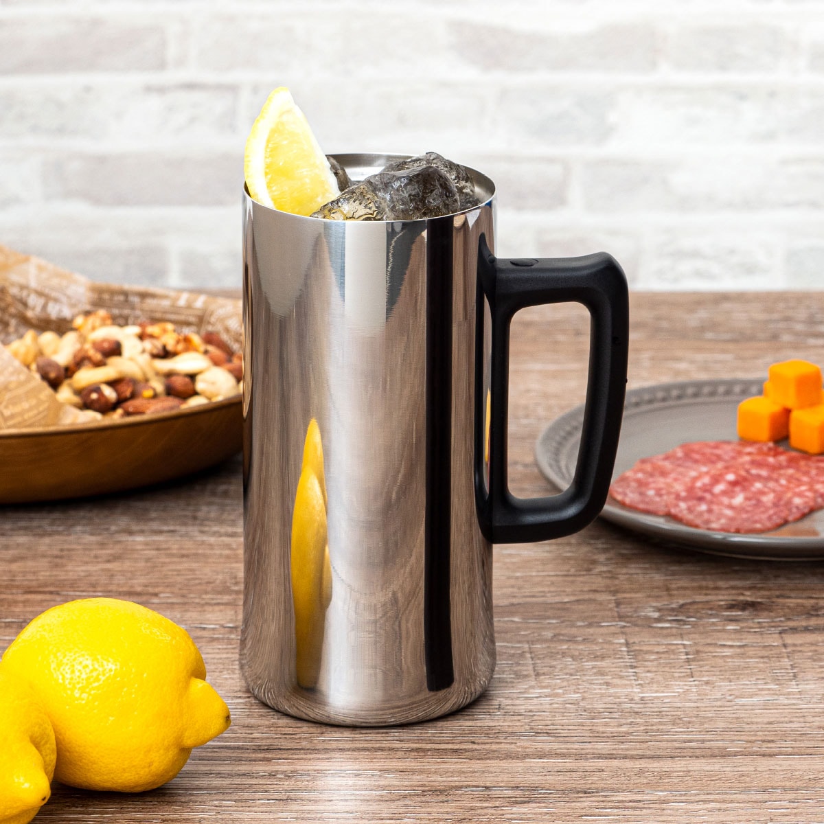 シンクス ステンレスビアジョッキ 外面ミラー仕上げ 470ml/630ml/700ml