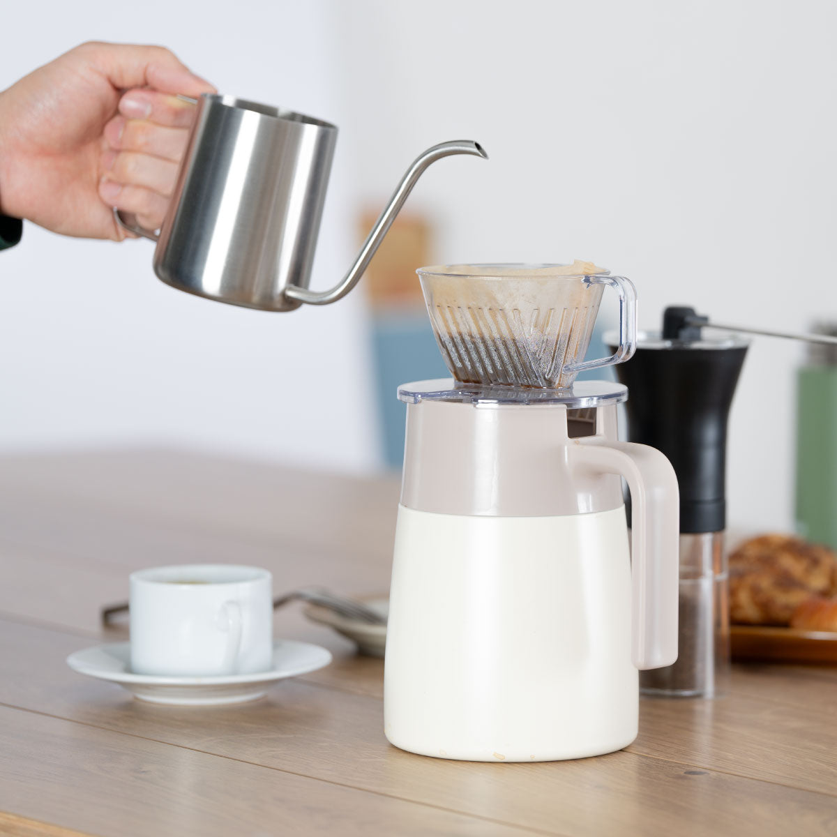カフェリンク コーヒーサーバー 中栓・流水路まで分解できる 650ml