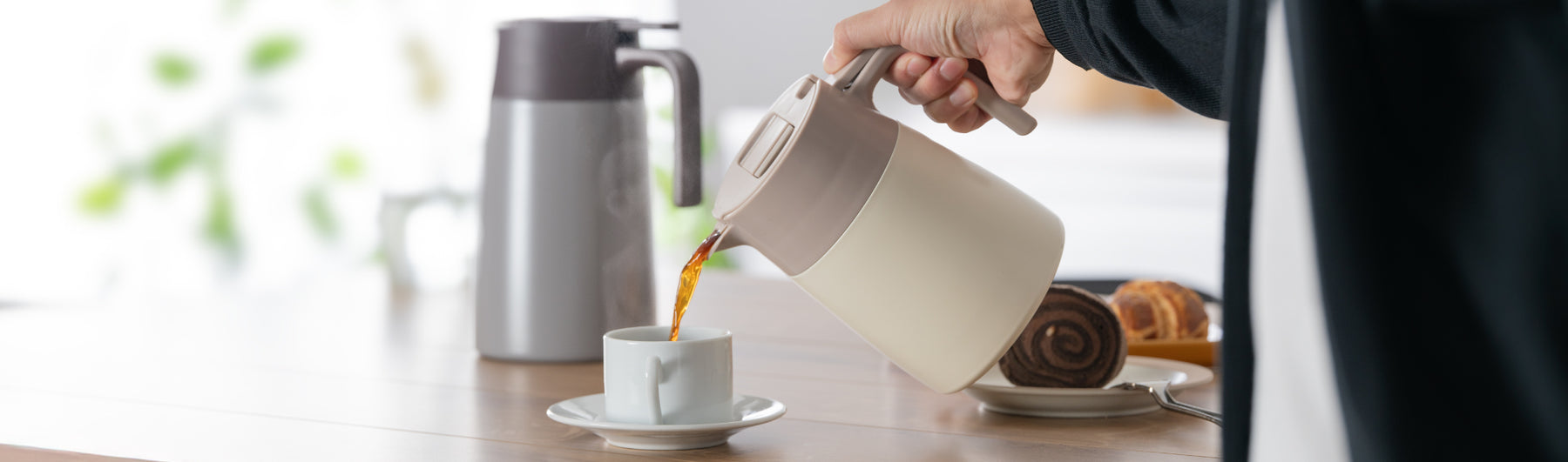 ACS-Sエス中栓・流水路まで分解できるコーヒーサーバー。