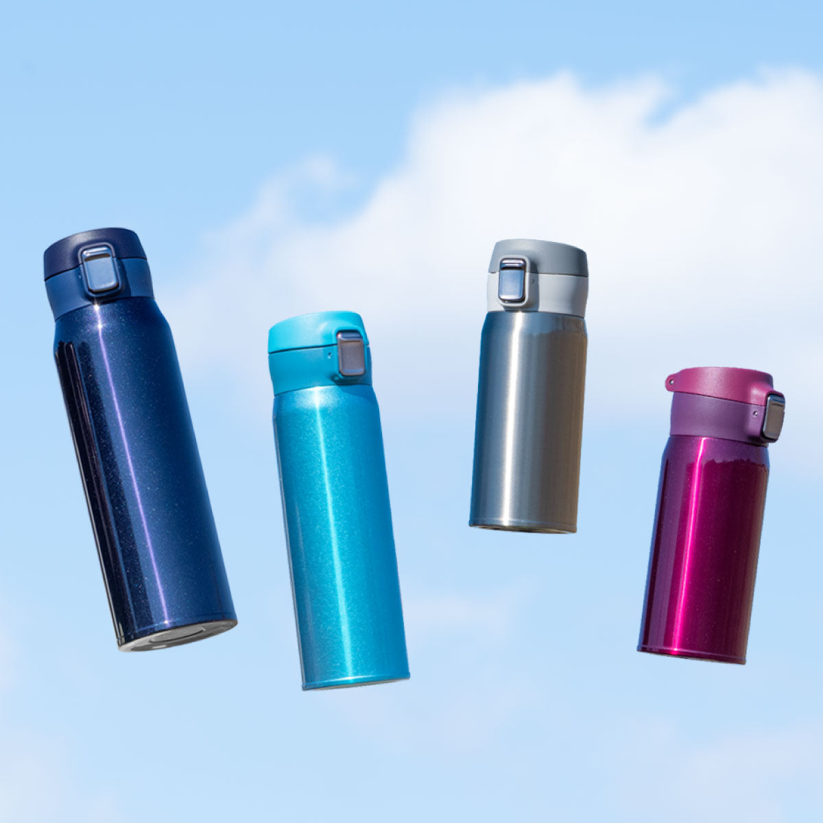 エアリスト 分解できる超軽量ワンタッチマグボトル 365ml/495ml/620ml