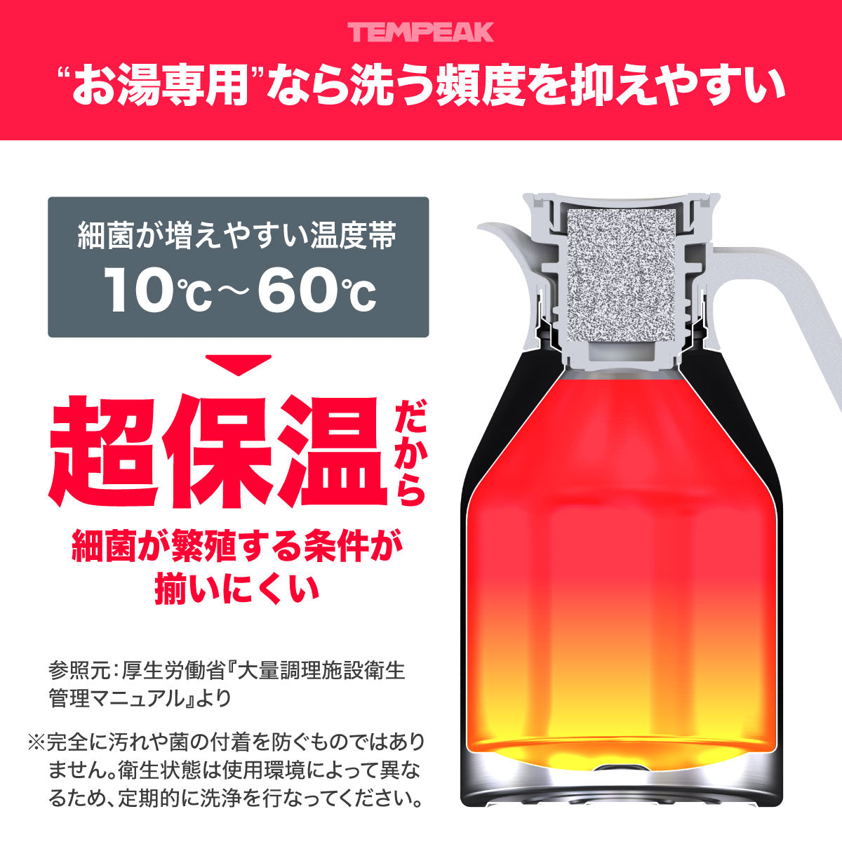 テンピーク 超保温 ステンレス卓上ポット 1.5L/2.0L – 株式会社アトラス