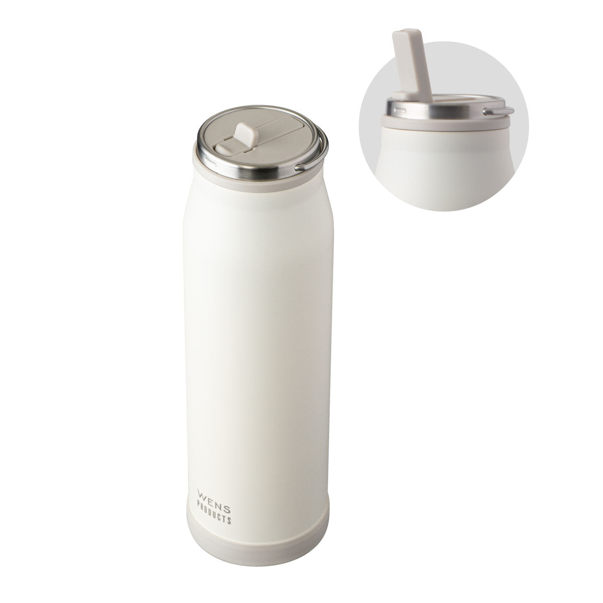 t*!様 ARC'TERYX ステンレス製水筒 ホワイト 約500ml ウェンズプロダクツ ステンレスハンドル付きストローボトル 500ml