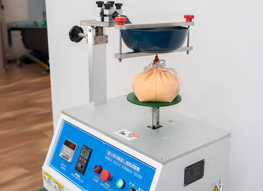 取っ手の繰り返し強度試験機