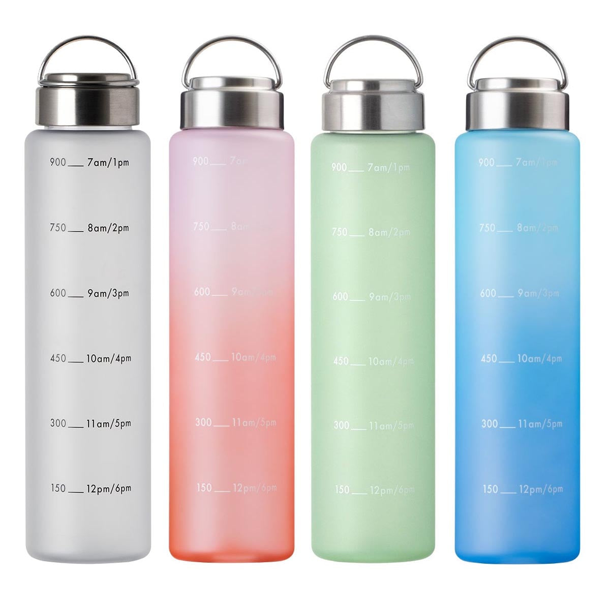 タイムマーカー付き ウォーターボトル 1000ml