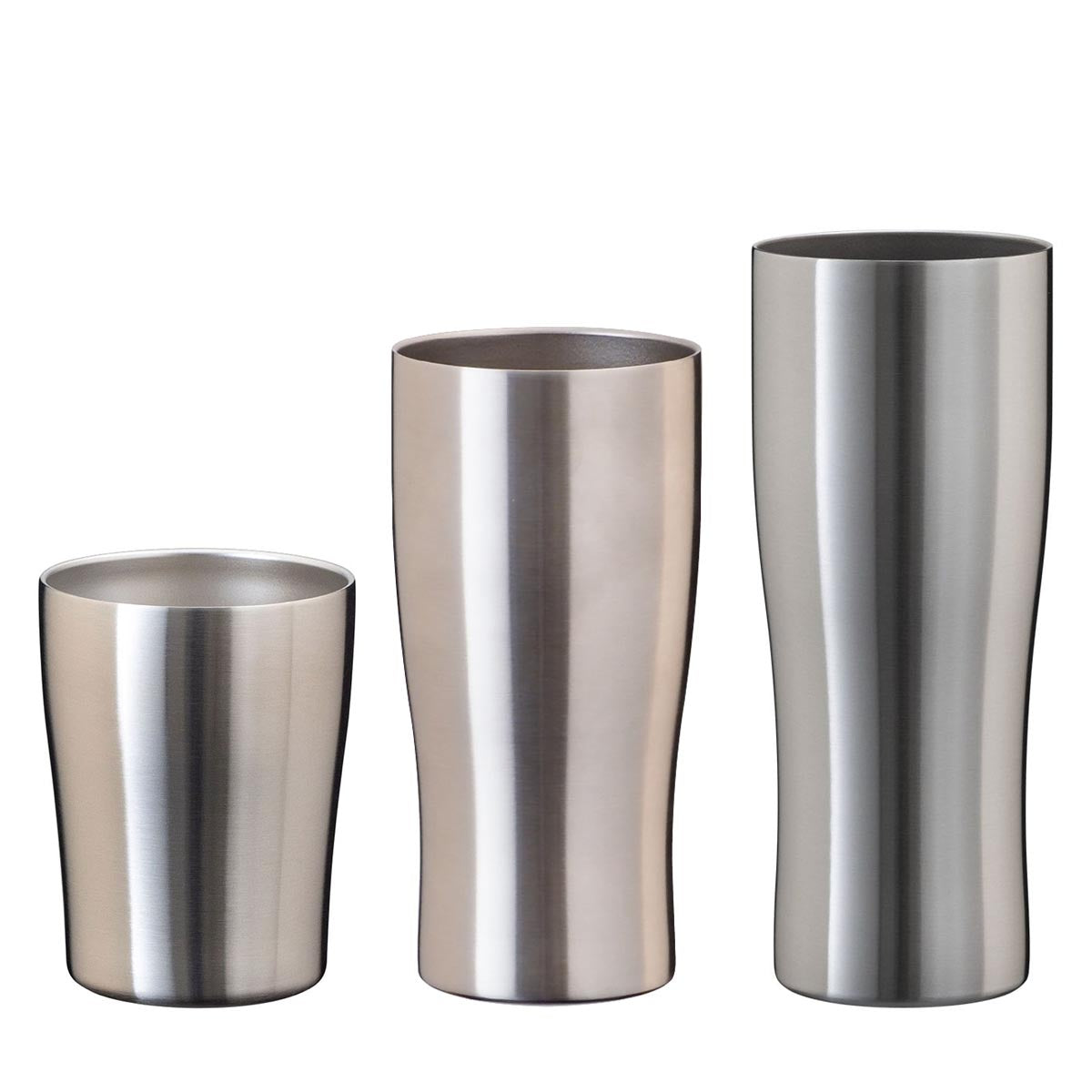 シンクス 滑らか飲み口 ステンレスタンブラー マットシルバー 250ml/280ml/330ml/430ml/630ml/700ml/800ml