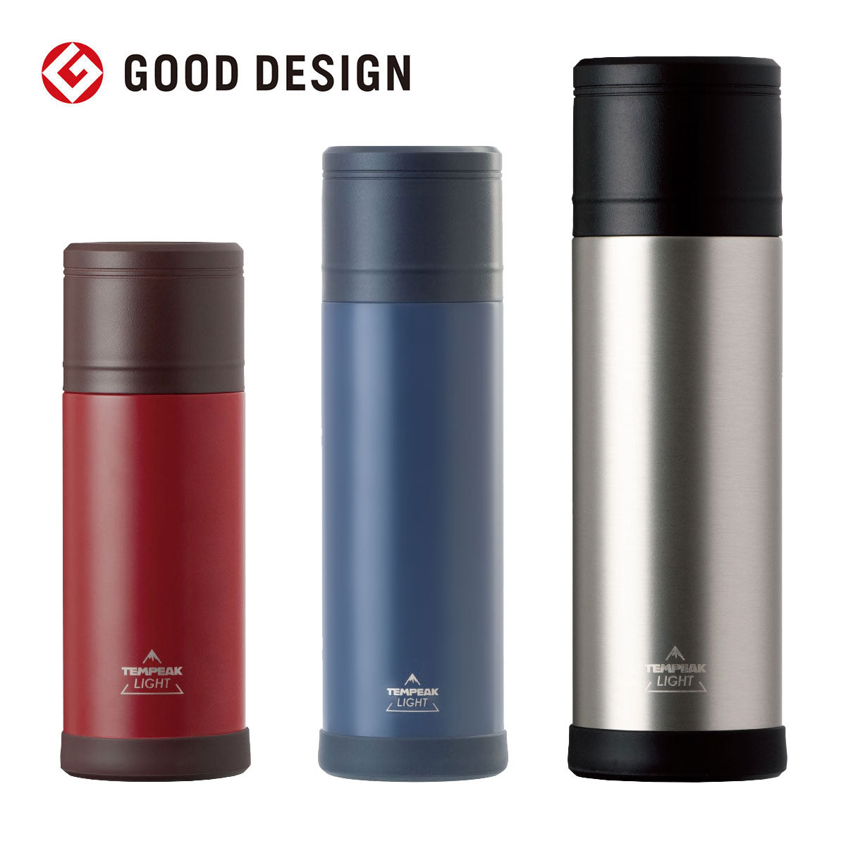 テンピーク 超保温ボトル 軽量タイプ 370ml/500ml/750ml