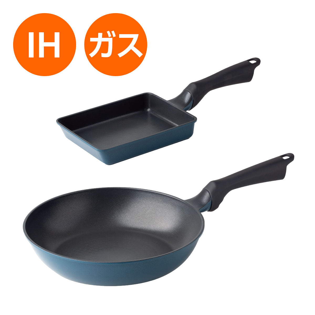 ヴィライト 超軽量アルミダイキャストフライパン IH・ガス火両用 平型/深型/玉子焼き/セパレート 20cm/24cm/26cm/28cm/30cm